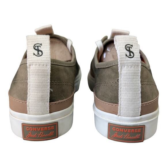 Converse x Todd Snyder Jack Purcell Rebel Prep Elmwood Egret Low Top Sneaker W8 - Picture 7 of 12